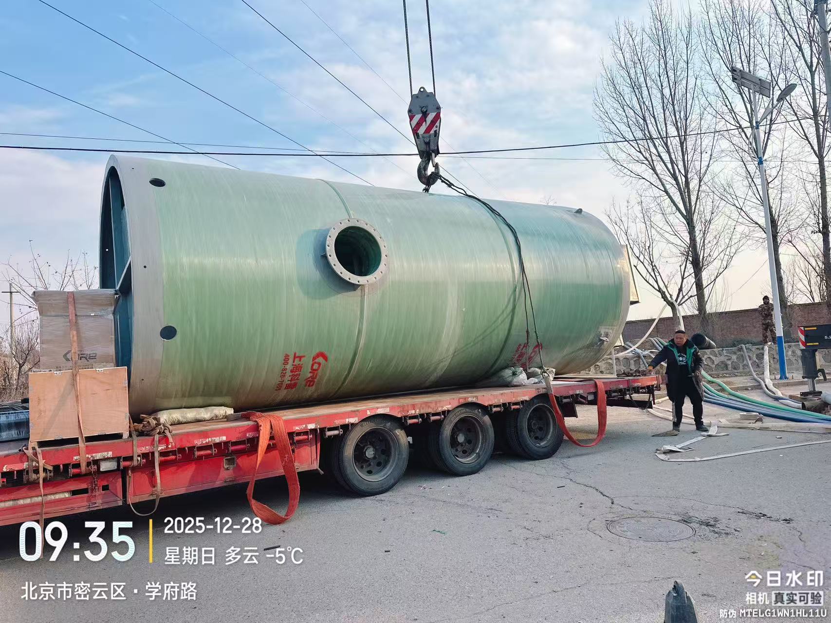 北京密云水库---一体化预制泵站